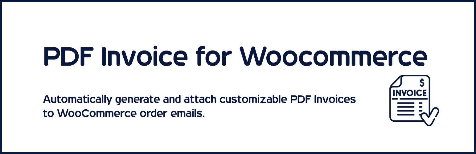 PDF Invoice for Woocommerce