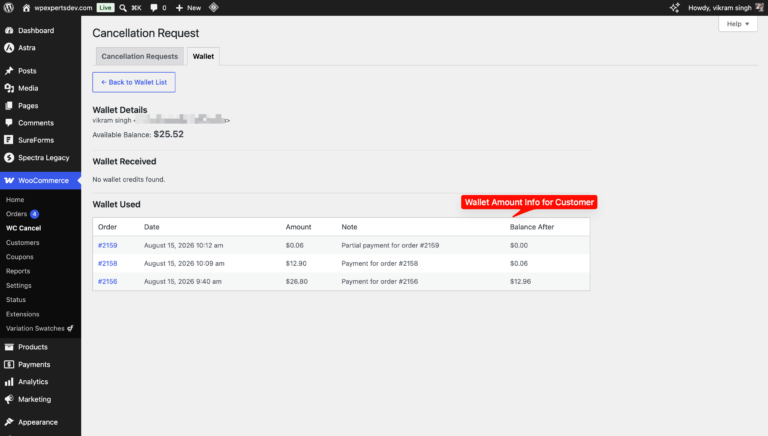 WC Cancel Order Pro – WooCommerce order cancellation, screenshot 9