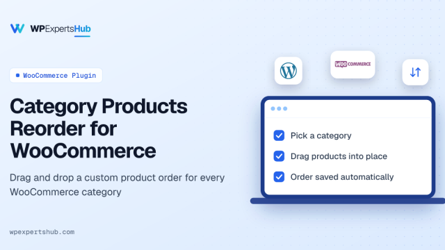 How to Reorder Products in a WooCommerce Category