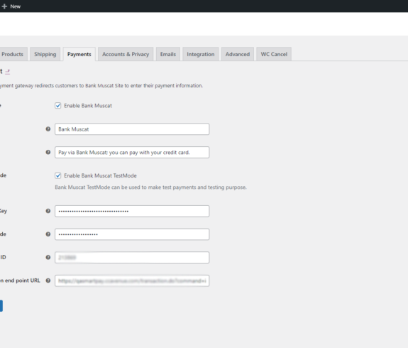 Bank Muscat Payment for Woocommerce