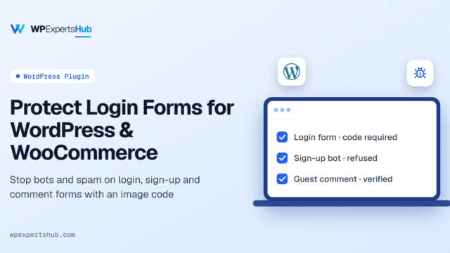 How to Add an Image Code to WordPress Login and WooCommerce Forms